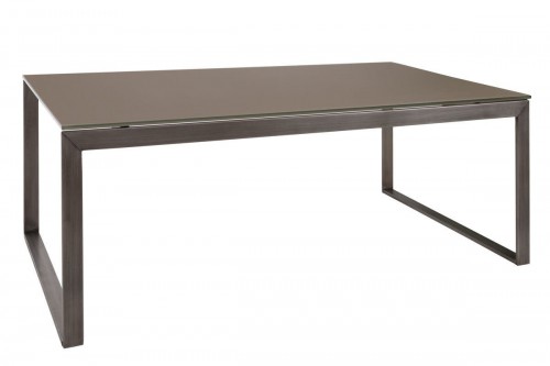 Стіл журнальний BRIGHTON R 120х65 Nicolas скло мокко